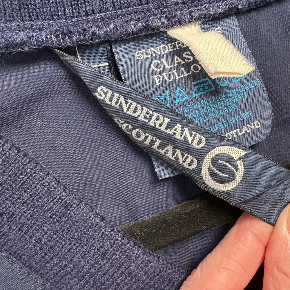 Sunderland‎ of Scotland Pullover Men XL Blue Windbreaker Lightweight Classic